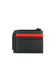 PIQUADRO URBAN  Leather zipped card holder Grey - Men’s Wallets - 2