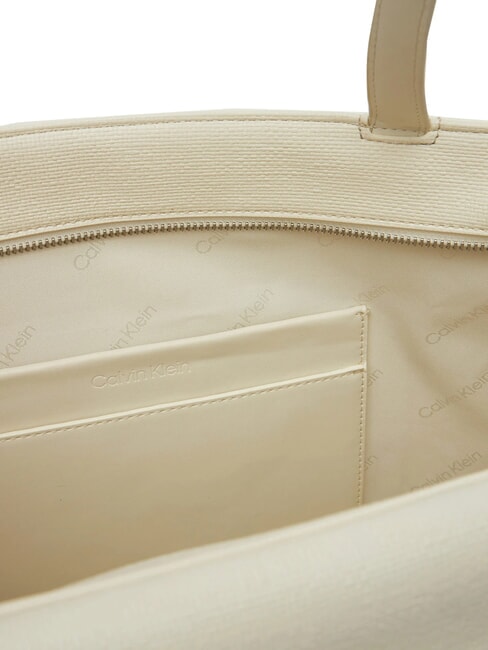 CK MEDIUM Shoulder Shopper chalk - Women&rsquo;s Bags