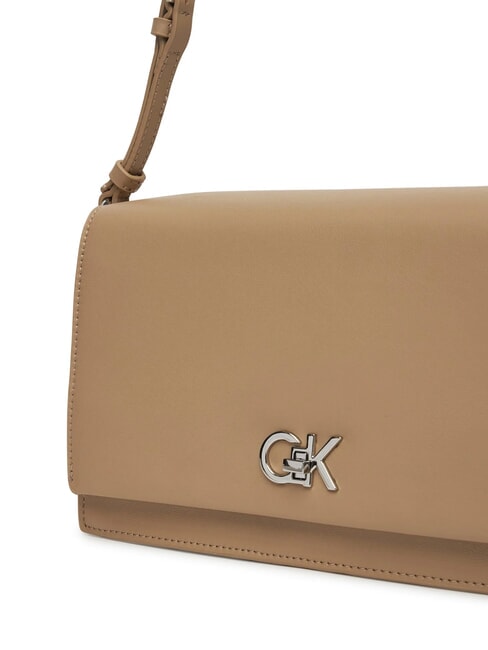 CK ELONGATED Shoulder bag with flap crockery - Women’s Bags
