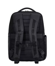 PIQUADRO FXP Leather 14" Laptop Backpack Black - Laptop backpacks - 3