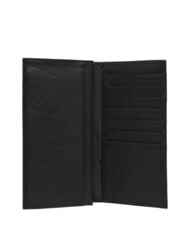 PIQUADRO MODUS  Vertical leather wallet Black - Men’s Wallets - 2