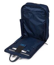 PIQUADRO TRAKAI Expandable fastcheck backpack, 15.6 "pc holder blue - Laptop backpacks - 4