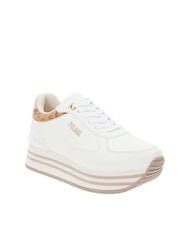 ALVIERO MARTINI PRIMA CLASSE GEO JR Platform sneakers White / Geo Beige - Women’s shoes - 3