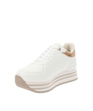 ALVIERO MARTINI PRIMA CLASSE GEO JR Platform sneakers White / Geo Beige - Women’s shoes - 5