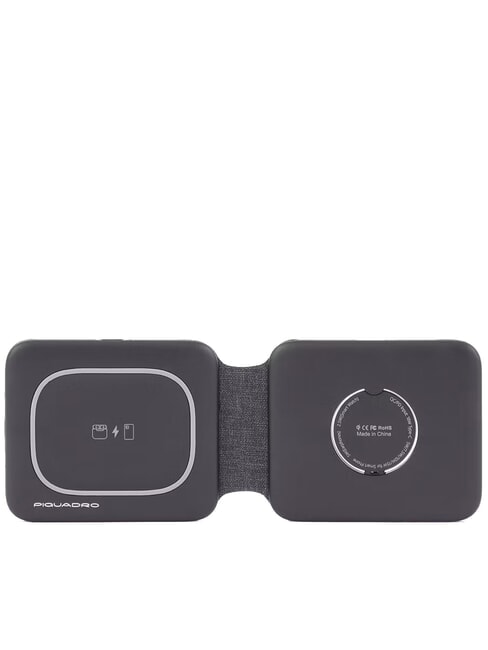 BAGMOTIC  3-in-1 Foldable Wireless Charger Black - Tablet holder& Organizer