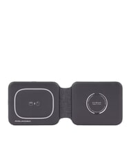 PIQUADRO BAGMOTIC  3-in-1 Foldable Wireless Charger Black - Tablet holder& Organizer - 3