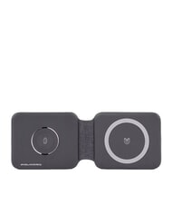 PIQUADRO BAGMOTIC  3-in-1 Foldable Wireless Charger Black - Tablet holder& Organizer - 4