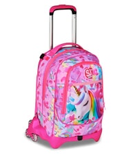 SJGANG FLYUNICORN GIRL 3WD Detachable Backpack Trolley, 3 wheels fuxiafluo - Backpack trolleys - 2