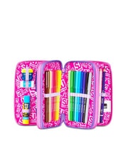 SJGANG TINYPATCH GIRL 3 zip pencil case complete with school kit - Cases and Accessories