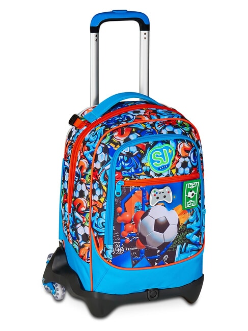 TINYPATCH BOY JACK 3WD Detachable Backpack Trolley, 3 wheels bright turquoise - Backpack trolleys