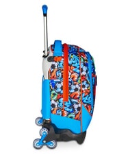 SJGANG TINYPATCH BOY JACK 3WD Detachable Backpack Trolley, 3 wheels bright turquoise - Backpack trolleys - 4