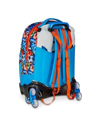 SJGANG TINYPATCH BOY JACK 3WD Detachable Backpack Trolley, 3 wheels bright turquoise - Backpack trolleys - 6