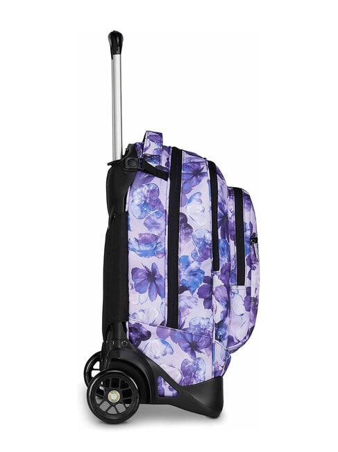 PLUG FANTASY Detachable trolley backpack, laptop holder lily flowers - Backpack trolleys