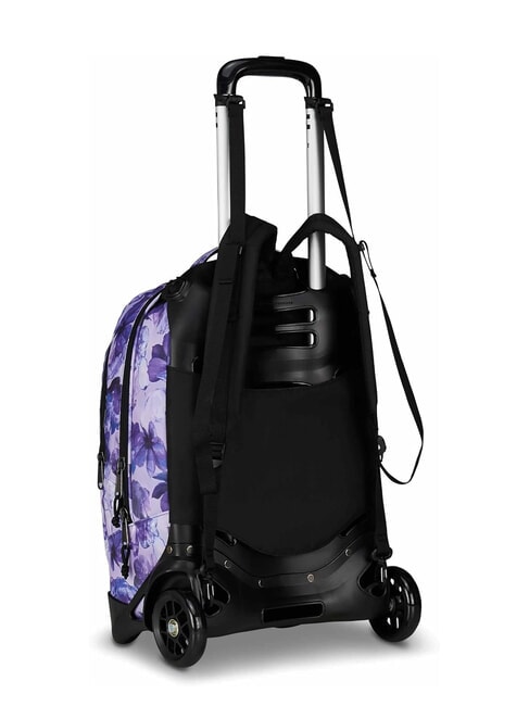 PLUG FANTASY Detachable trolley backpack, laptop holder lily flowers - Backpack trolleys