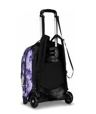 INVICTA PLUG FANTASY Detachable trolley backpack, laptop holder lily flowers - Backpack trolleys - 5
