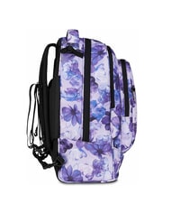 INVICTA PLUG FANTASY Detachable trolley backpack, laptop holder lily flowers - Backpack trolleys - 7