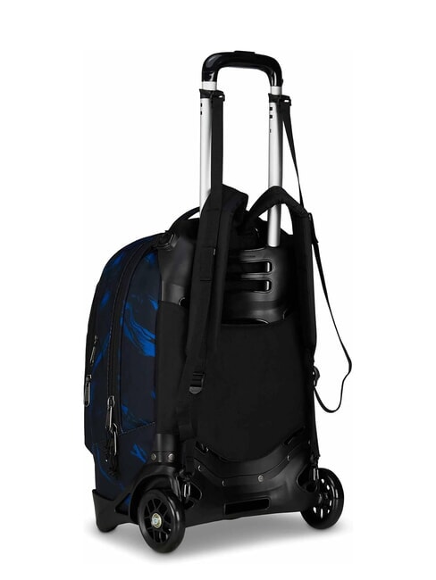 PLUG FANTASY Detachable trolley backpack, laptop holder rippling waves - Backpack trolleys