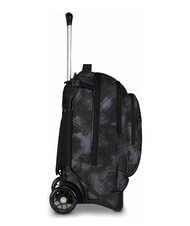 INVICTA PLUG FANTASY Detachable trolley backpack, laptop holder brushed black - Backpack trolleys - 3