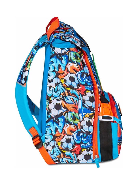 TINYPATCH BOY Expandable backpack with patch bright turquoise - Backpacks & School and Leisure