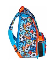 SJGANG TINYPATCH BOY Expandable backpack with patch bright turquoise - Backpacks & School and Leisure - 4