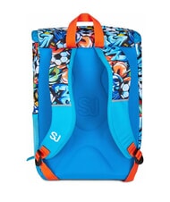SJGANG TINYPATCH BOY Expandable backpack with patch bright turquoise - Backpacks & School and Leisure - 7