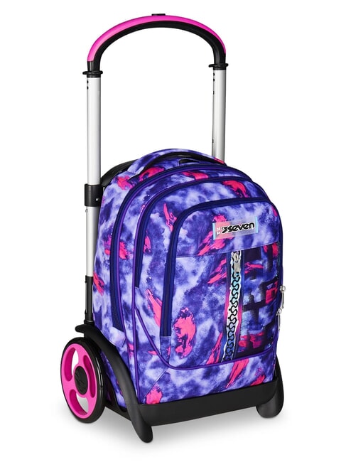 SHADY DYE GIRL PLUG Detachable Backpack Trolley, 2 wheels violet - Backpack trolleys