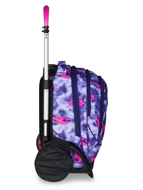 SHADY DYE GIRL PLUG Detachable Backpack Trolley, 2 wheels violet - Backpack trolleys