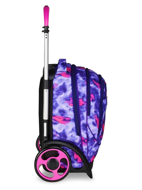 SHADY DYE GIRL PLUG Detachable Backpack Trolley, 2 wheels violet - Backpack trolleys