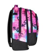 SEVEN PAINT GIRL JACK 3WD Trolley 2 Detachable Backpacks, 3 wheels RHODAMINE RED - Backpack trolleys - 8