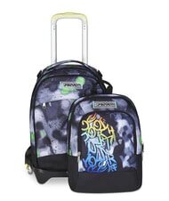 SEVEN PAINT BOY JACK 3WD Trolley 2 Detachable Backpacks, 3 wheels Black - Backpack trolleys - 2