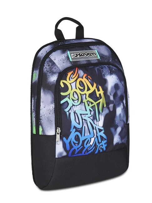 PAINT BOY JACK 3WD Trolley 2 Detachable Backpacks, 3 wheels Black - Backpack trolleys