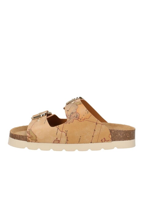 GEO CLASSIC Slipper with 2 buckles NATURAL - Women&rsquo;s shoes