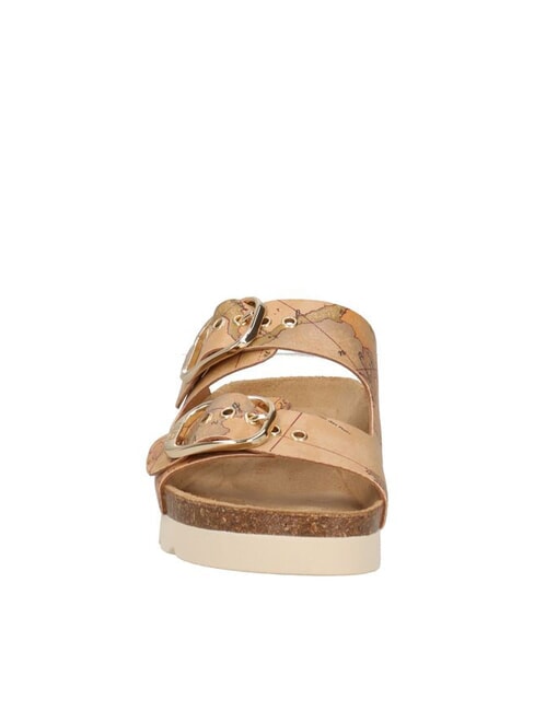 GEO CLASSIC Slipper with 2 buckles NATURAL - Women’s shoes