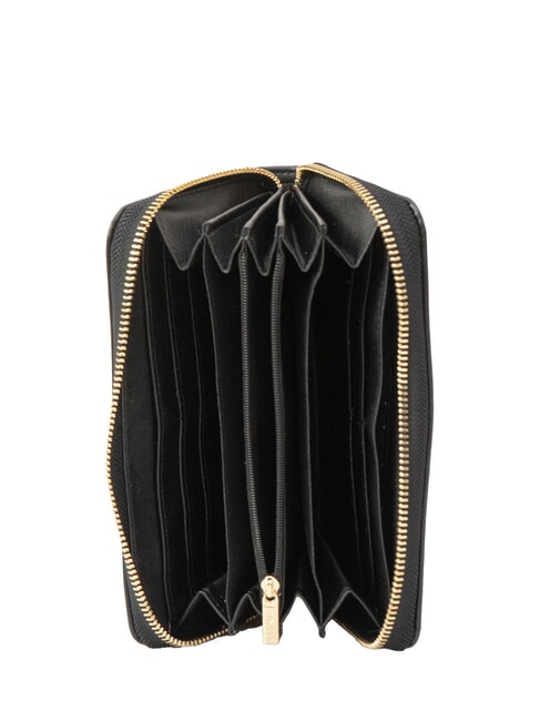 AMBER  Zip Around Wallet BLACK - Women’s Wallets