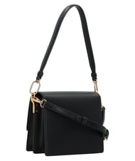 LOVE MOSCHINO CURSIVE LOGO Shoulder bag with shoulder strap Black - Women’s Bags - 2