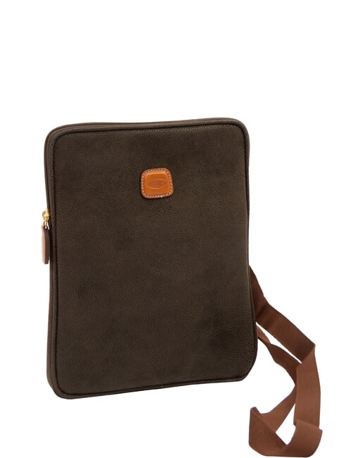 Life Shoulder bag, tablet case olive tobacco - Women’s Bags