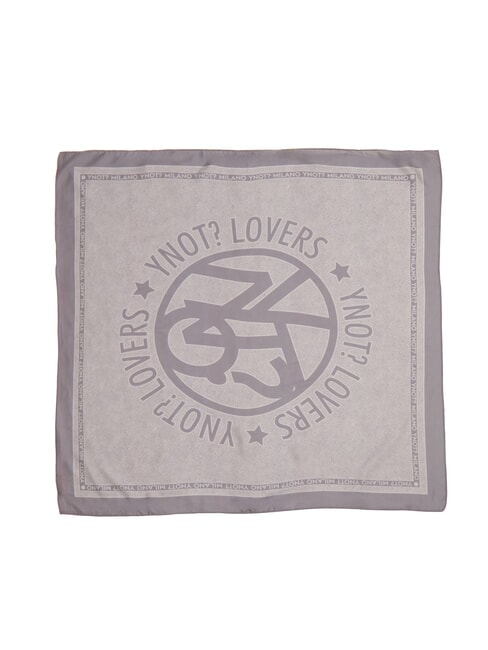 STAMPA ALL OVER Square silk scarf toupee - Scarves