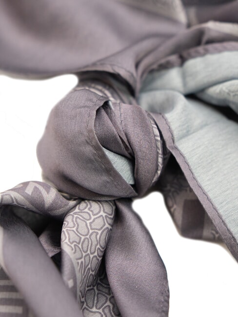 STAMPA ALL OVER Square silk scarf toupee - Scarves