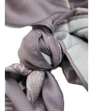 YNOT STAMPA ALL OVER Square silk scarf toupee - Scarves - 3