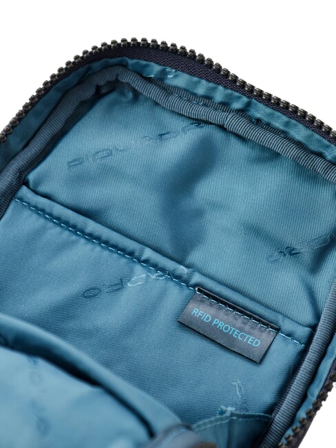 CAMPIONARIO - LIKO Smartphone holder bag blue - Over-the-shoulder Bags for Men