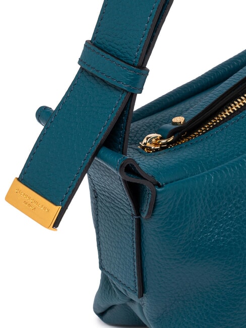 ORIANA  Mini shoulder bag, in leather rainstorm - Women’s Bags