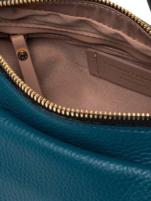 ORIANA  Mini shoulder bag, in leather rainstorm - Women’s Bags