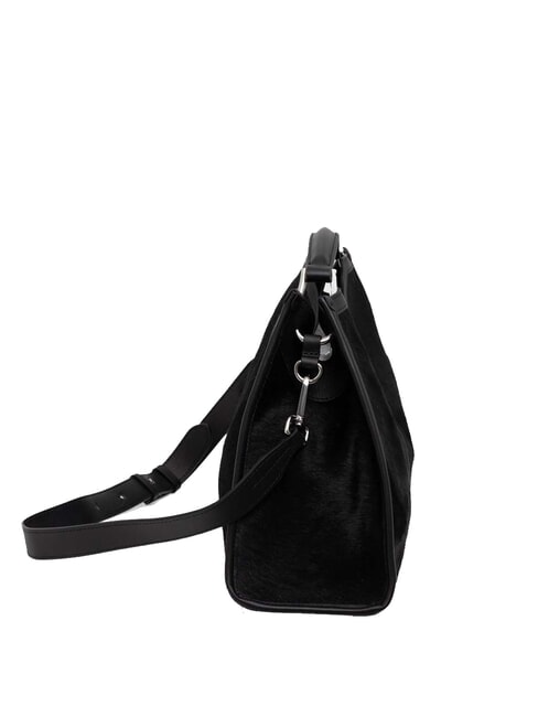 AURORA Ponyskin effect handbag Black - Women&rsquo;s Bags