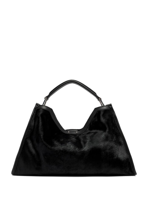 AURORA Ponyskin effect handbag Black - Women&rsquo;s Bags
