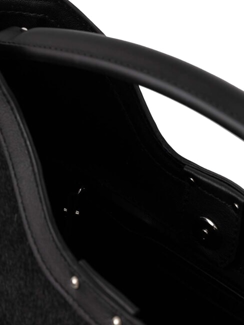 AURORA Ponyskin effect handbag Black - Women&rsquo;s Bags