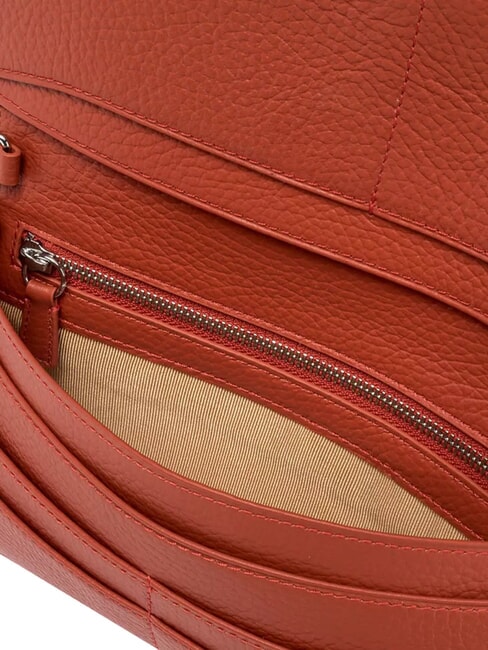 DEVA Leather shoulder bag with flap autumn - Women&rsquo;s Bags