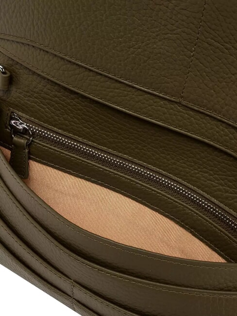 DEVA Leather shoulder bag with flap move - Women’s Bags