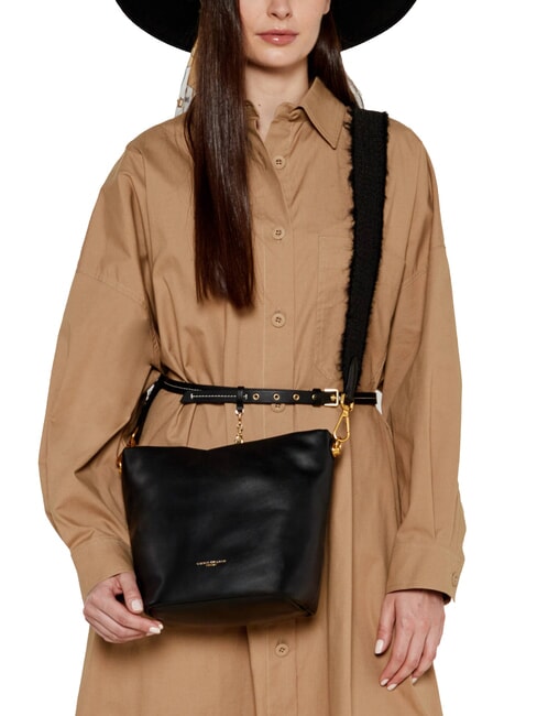 MIREA Leather Bucket Bag Black - Women&rsquo;s Bags