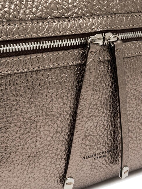 GILDA Hammered leather shoulder bag pewter - Women&rsquo;s Bags