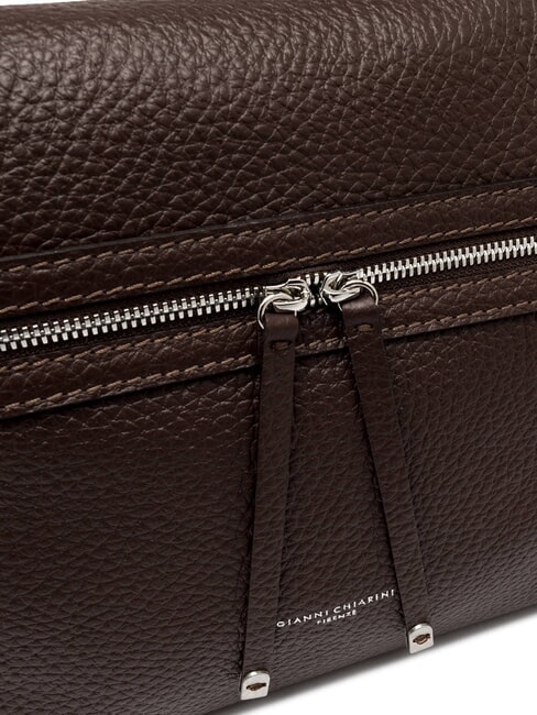 GILDA Hammered leather shoulder bag t.moro - Women&rsquo;s Bags